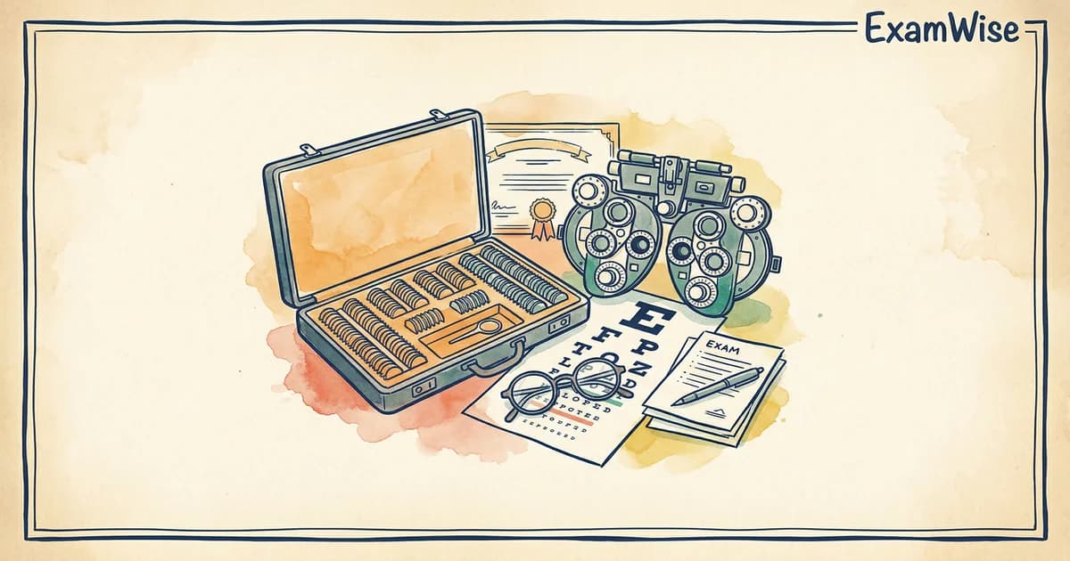 驗光師國考備考攻略：師徒制走入歷史，這張證照「四個考一個過」