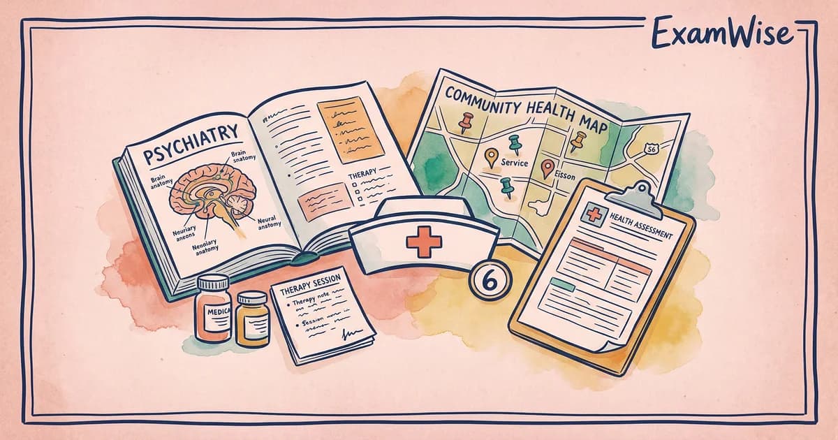 護理師精神科與社區衛生護理學 107-115 年出題趨勢(護理師系列⑥)