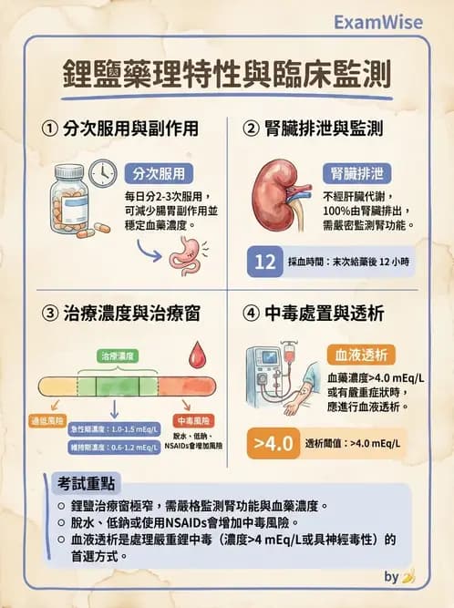 護理師 - 精神科藥物與生物治療 - AI 圖文解析預覽