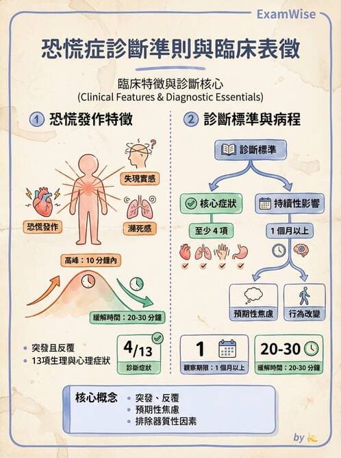 護理師 - 焦慮症與壓力相關障礙 - AI 圖文解析預覽