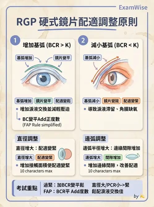 驗光生 - 硬式隱形眼鏡驗配原則與臨床決策 - AI 圖文解析預覽