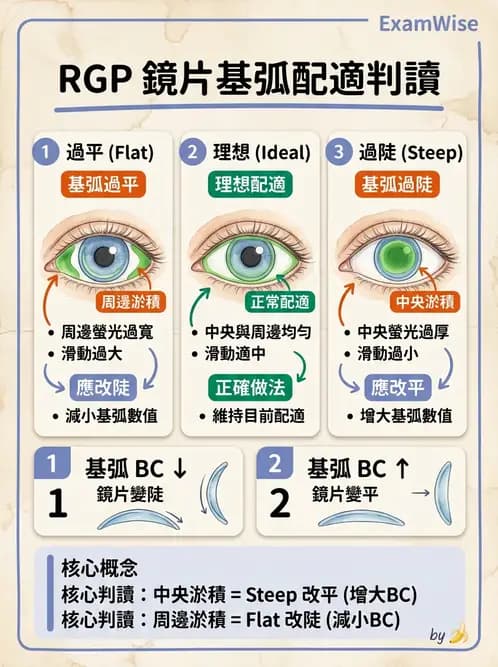 驗光生 - 硬式隱形眼鏡驗配原則與臨床決策 - AI 圖文解析預覽