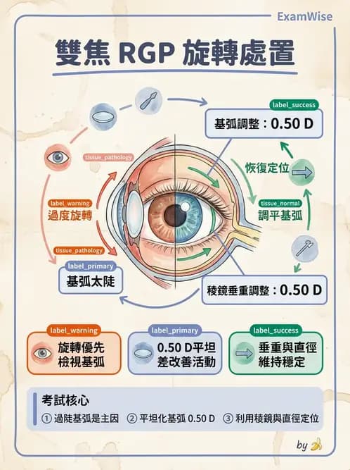 驗光生 - 老花隱形眼鏡臨床驗配與問題排解 - AI 圖文解析預覽
