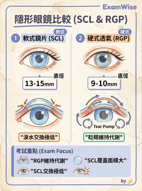驗光生 - 鏡片設計、結構與臨床選用 - AI 圖文解析預覽
