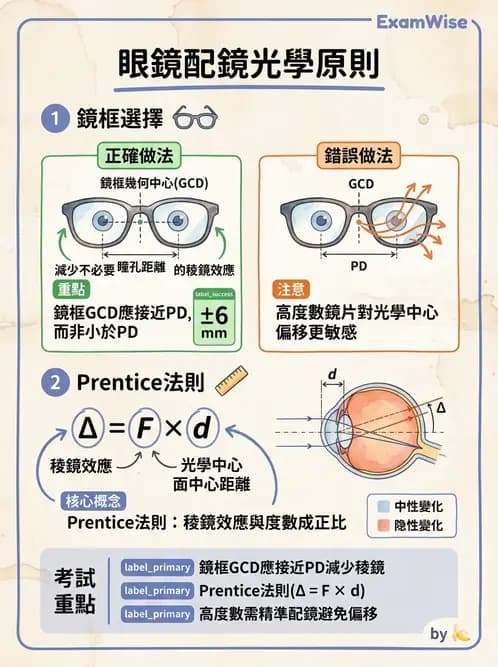 驗光生 - 驗度儀使用、PD量測與鏡框配製參數 - AI 圖文解析預覽