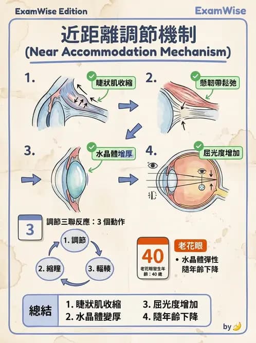 驗光生 - 屈光介質與眼壓調節 - AI 圖文解析預覽