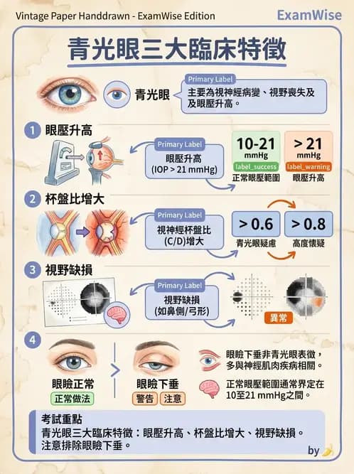 驗光生 - 青光眼與水晶體疾病 - AI 圖文解析預覽