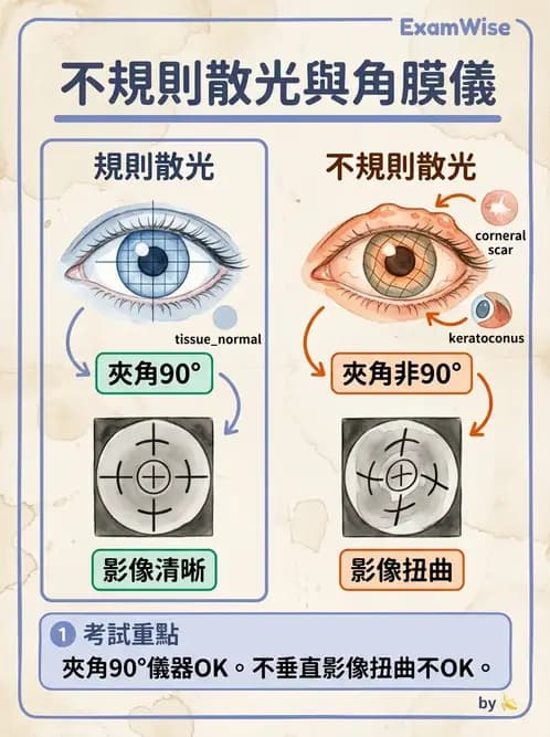 驗光生 - 角膜弧度與地形圖檢查 - AI 圖文解析預覽