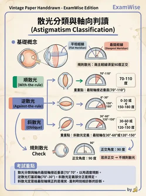 驗光生 - 角膜弧度與地形圖檢查 - AI 圖文解析預覽