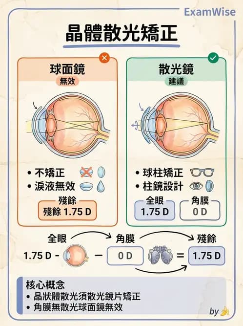 驗光生 - 散光分析、鏡型選擇與軟式散光驗配 - AI 圖文解析預覽