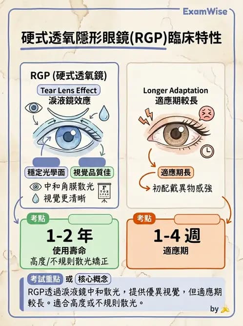 驗光生 - 鏡片設計、結構與臨床選用 - AI 圖文解析預覽