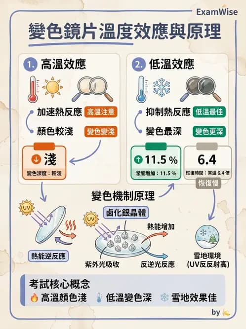 驗光生 - 鏡片鍍膜與光學處理 - AI 圖文解析預覽