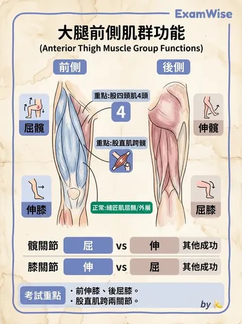 放射 - 下肢肌肉 - AI 圖文解析預覽