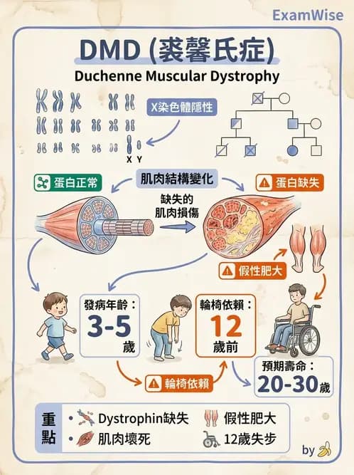 放射 - 遺傳疾病與小兒疾病 - AI 圖文解析預覽
