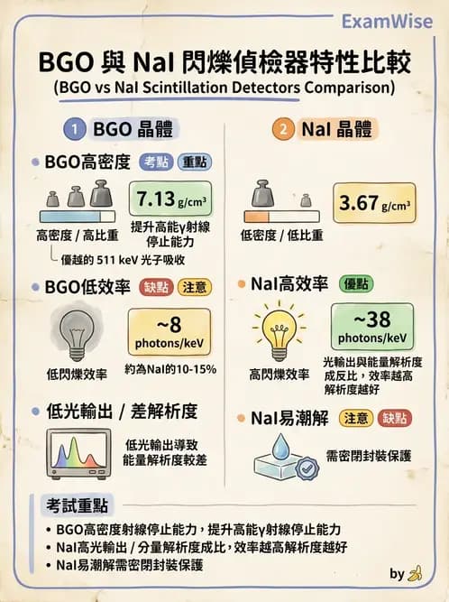 放射 - 固態與閃爍偵檢器 - AI 圖文解析預覽