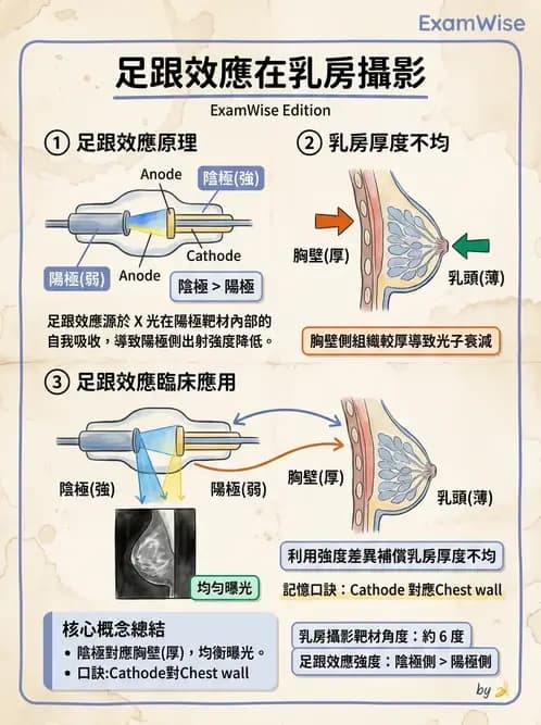 放射 - 乳房攝影裝置與影像品質 - AI 圖文解析預覽