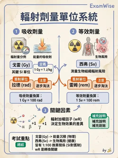 放射 - 游離腔劑量測量 - AI 圖文解析預覽