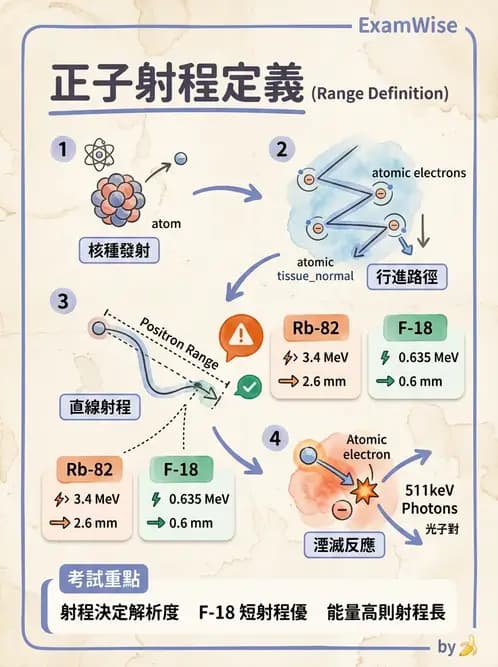 放射 - PET核種與儀器偵測原理 - AI 圖文解析預覽