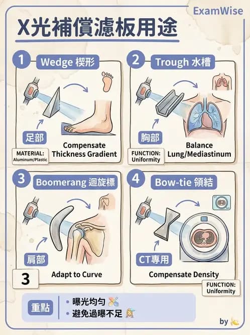 放射 - 曝光參數與散射線控制 - AI 圖文解析預覽