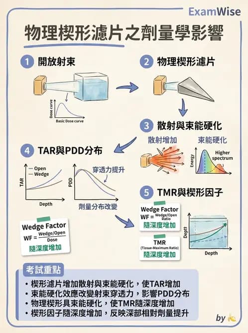 放射 - 射束幾何、照野設計與楔形濾器 - AI 圖文解析預覽