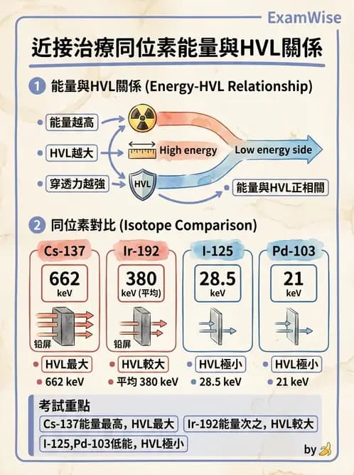放射 - 近接治療射源物理與劑量計算 - AI 圖文解析預覽