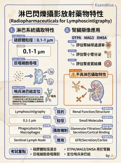 放射 - 副甲狀腺與前哨淋巴結造影 - AI 圖文解析預覽