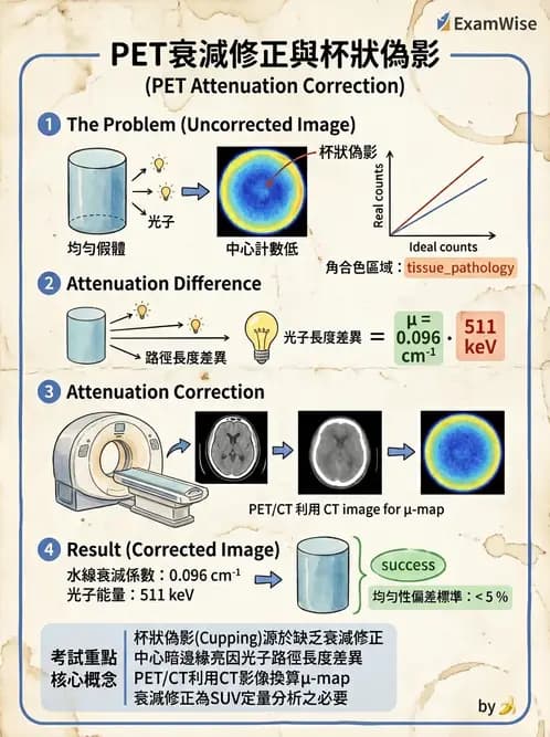 放射 - PET造影原理與重組 - AI 圖文解析預覽