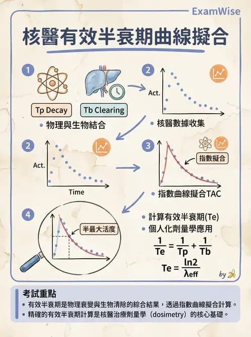 放射 - 核醫計數統計學 - AI 圖文解析預覽