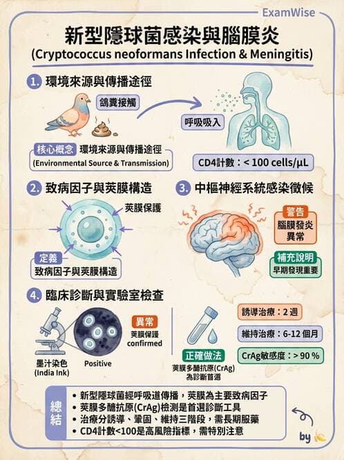 護理師 - 黴菌學概論 - AI 圖文解析預覽