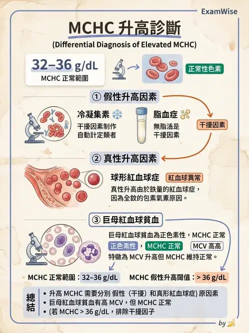 醫檢師 - 紅血球生理與形態 - AI 圖文解析預覽