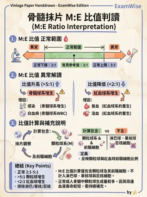 醫檢師 - 白血球生理與形態 - AI 圖文解析預覽