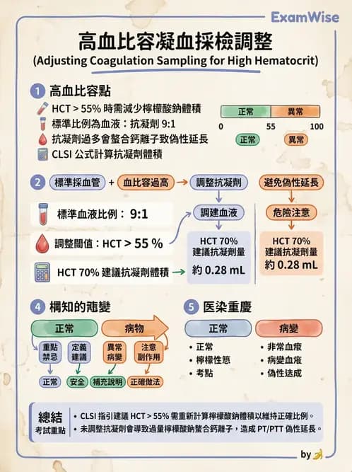 醫檢師 - 凝血因子與凝血檢驗 - AI 圖文解析預覽