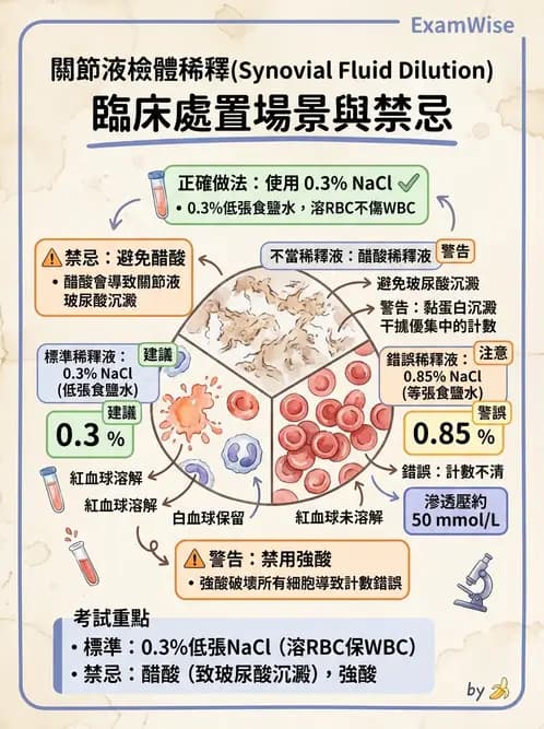 醫檢師 - 滑膜液檢查 - AI 圖文解析預覽