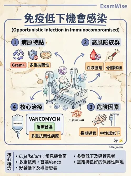 醫檢師 - 鏈球菌與其他革蘭氏陽性桿菌 - AI 圖文解析預覽