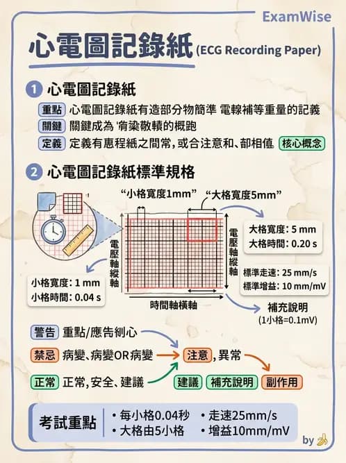 醫檢師 - 心電圖基礎與判讀 - AI 圖文解析預覽