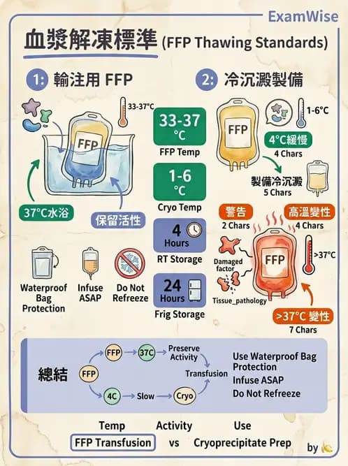 醫檢師 - 血液成分製備與輸血檢查 - AI 圖文解析預覽