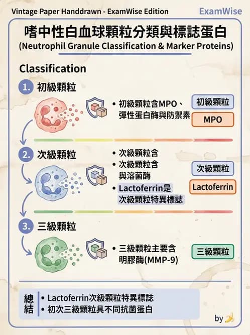 醫檢師 - 白血球生理與形態 - AI 圖文解析預覽