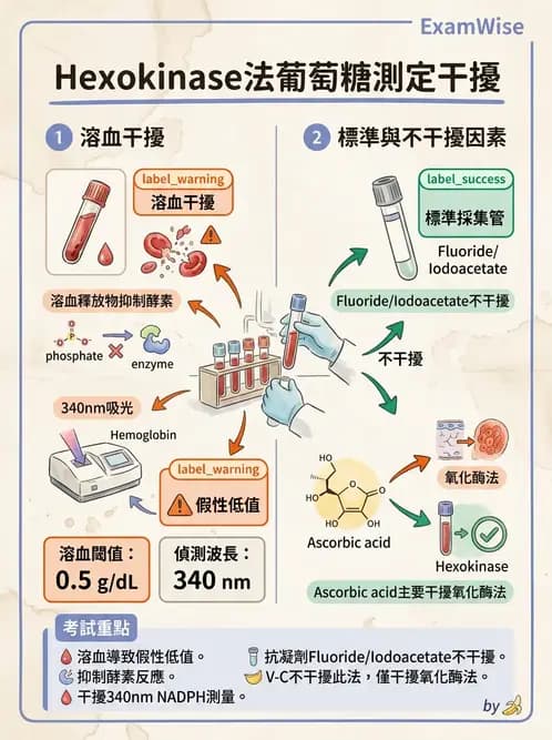 醫檢師 - 醣類代謝與糖尿病 - AI 圖文解析預覽