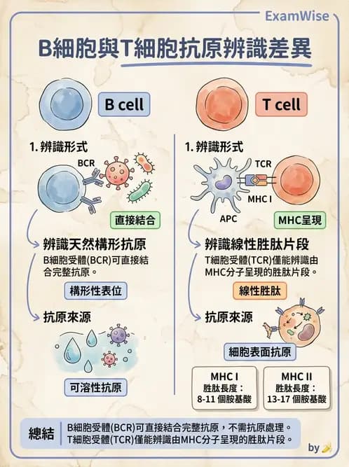 醫檢師 - 細胞激素與抗原呈獻 - AI 圖文解析預覽