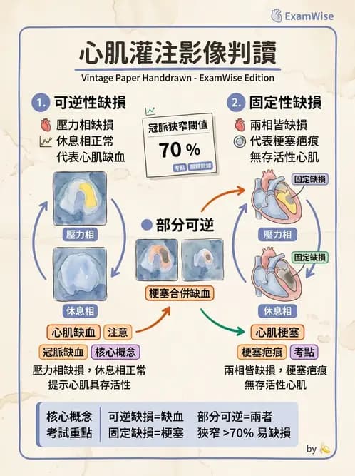 放射 - 心臟灌注造影 - AI 圖文解析預覽