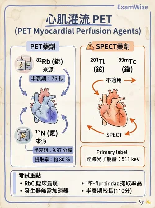 放射 - PET藥物基礎與心臟造影 - AI 圖文解析預覽