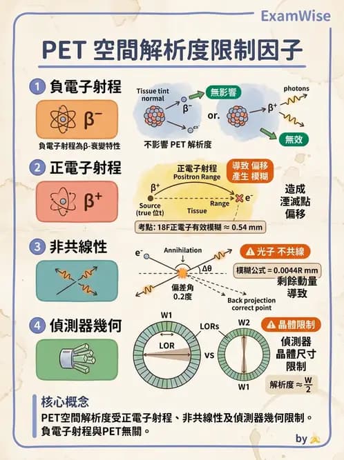 放射 - PET造影原理與重組 - AI 圖文解析預覽