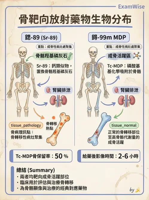 放射 - 治療用核醫藥物 - AI 圖文解析預覽