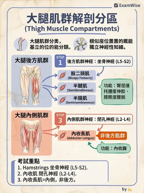 放射 - 下肢肌肉 - AI 圖文解析預覽