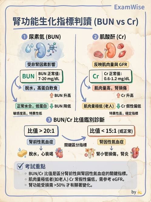 護理師 - 腎炎、腎衰竭與慢性腎臟病 - AI 圖文解析預覽