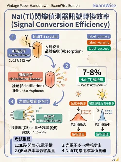 放射 - 固態與閃爍偵檢器 - AI 圖文解析預覽