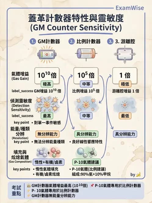 放射 - 充氣式偵檢器 - AI 圖文解析預覽