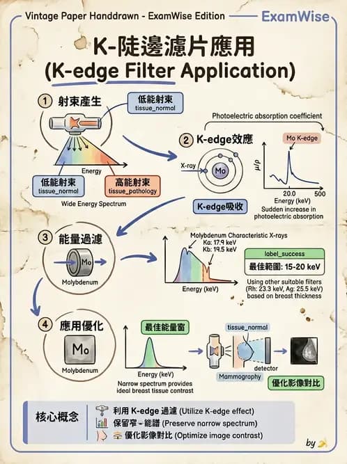 放射 - 乳房攝影裝置與影像品質 - AI 圖文解析預覽