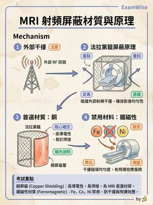 放射 - 磁場與射頻屏蔽 - AI 圖文解析預覽