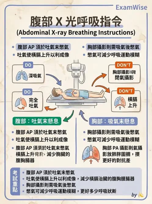 放射 - 軀幹四肢攝影技術 - AI 圖文解析預覽